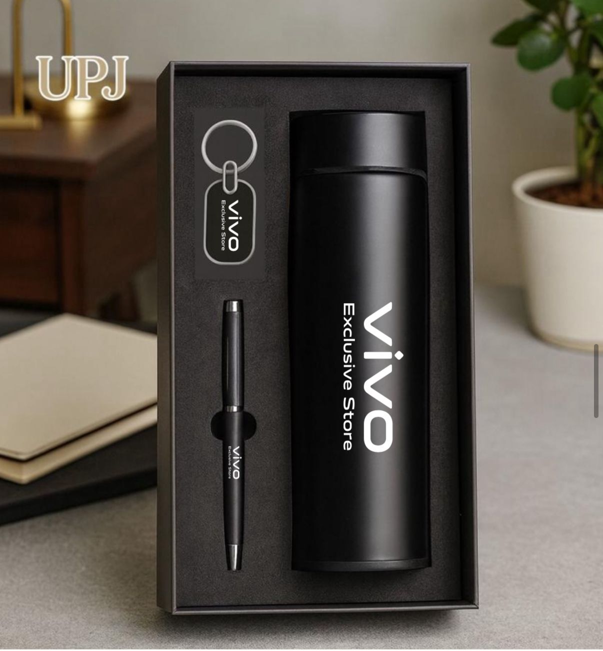 Personalized Bottle, Pen & Keychain Combo
