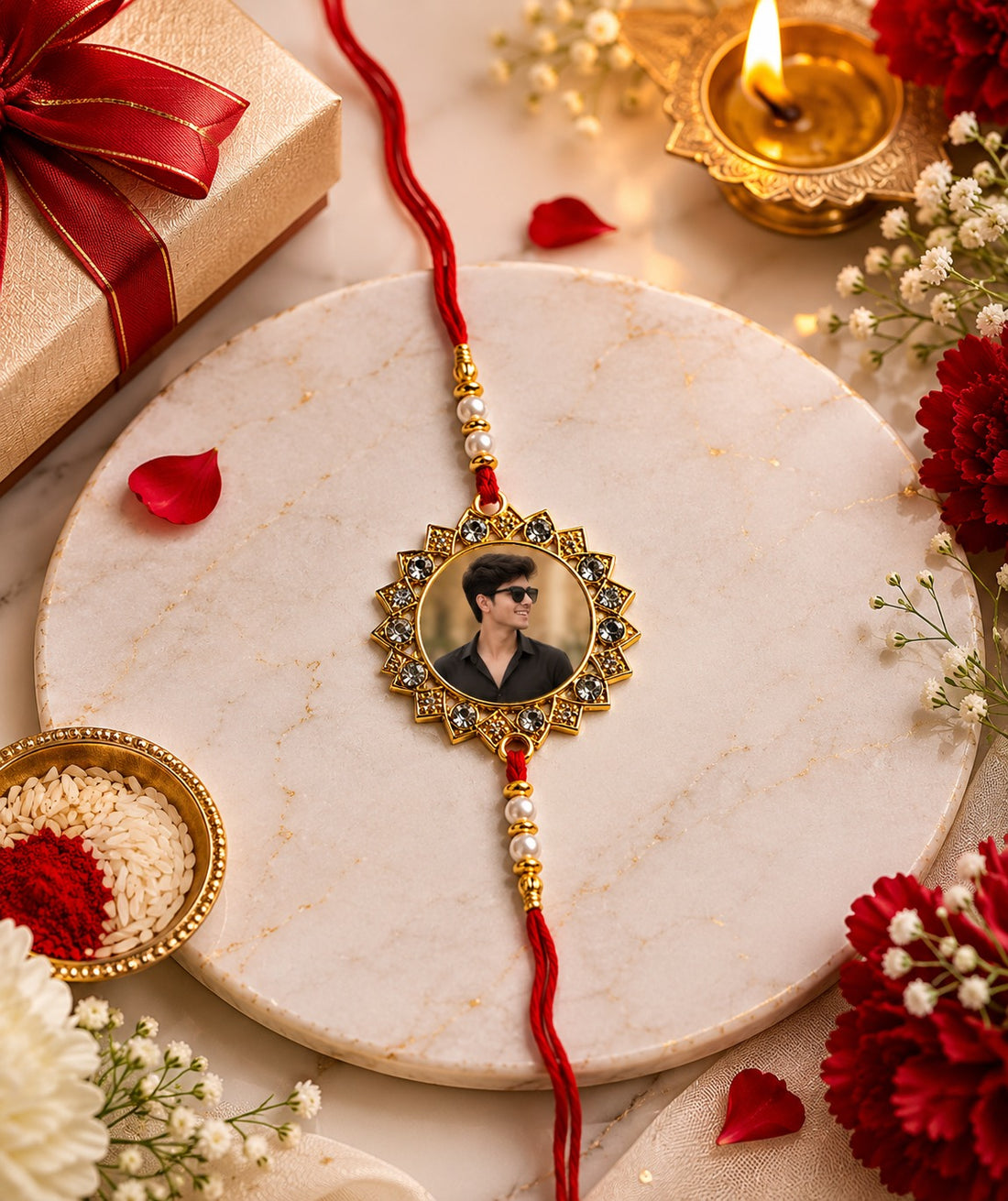 Personalized Photo Rakhi for Brother