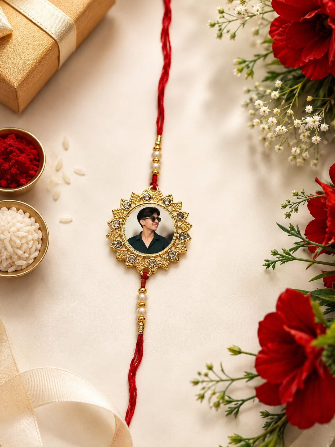 Personalized Photo Rakhi for Brother
