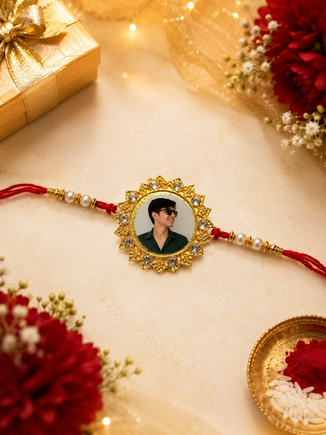 Personalized Photo Rakhi for Brother